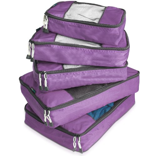 Travelwise packing cube system - durable 5 piece weeken…