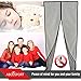 Magnetic Screen Door - Keeps The Fresh Air In and The Bugs Out - Mesh Comes With Velcro or Pins - Closes Automatically With The 18 Powerful Magnets - Fits Doors Up to 39