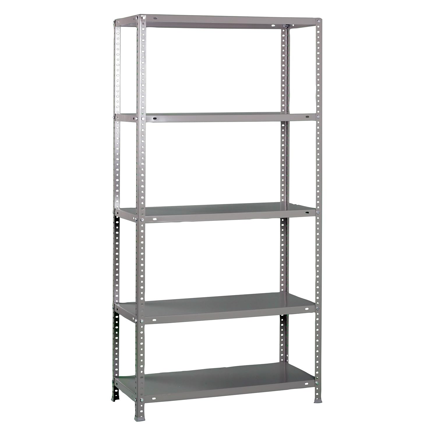Simon Rack Garage Shelving Units 1800x900x400 mm, 5 Tier Steel Rack, 100 kg per Shelf, Grey - Comfort