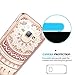 Galaxy J1 2016/Luna/Amp 2/Express 3 Clear Case with HD Screen Protector,AnoKe [Scratch Resistant] Catcher Mandala Flower Cute Grils Ultra Slim Acrylic TPU Hybrid For J1 J120M TM CH Rose Gold
