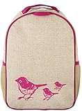 SoYoung Toddler Backpack, Pink Birds