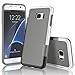 TILL Galaxy S7 Edge Case, (TM) Ultra Slim 3 Color Hybrid Impact Anti-Slip Shockproof Soft TPU Hard PC Bumper Extra Front Raised Lip Case Cover for Samsung Galaxy S7 Edge G935 5.5INCH [Light Gray]