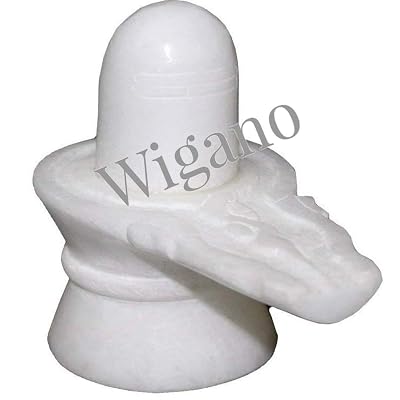 Shiva Lingam In Marmo Naturale IS4A, Idolo Sacro Per Meditazione E Culto Domestico, Piccolo Formato Nero