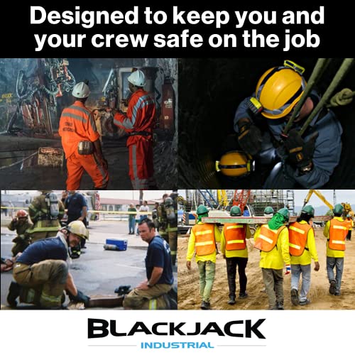Blackjack Industrial BJi001 Hard Hat Clips for Headlamp, Lights