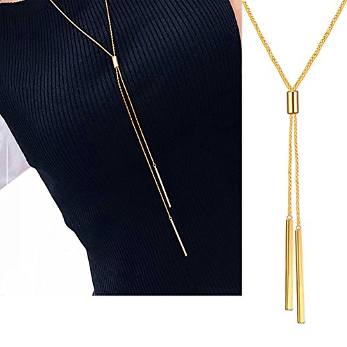 Golden Plated Knot Snake Chain Necklace Pendant Fashion Jewellery for Women Girls