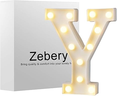 letras led decorativas con letras del alfabeto funciona con baterias para fiestas bodas recepciones dia festivo hogar y bano bar y 9 57 x 8 03