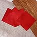 Webake 4 x 4 Inch Square Aluminium Foil Candy Wrappers Candy Wrapping Paper for DIY Chocolate, Fudge and Brownies Packaging-100 Piece (Red)