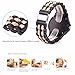 Bewell W116C Mens Wooden Watch with Date Day Luminous Hands Lightweight Wristwatch (Ebony)