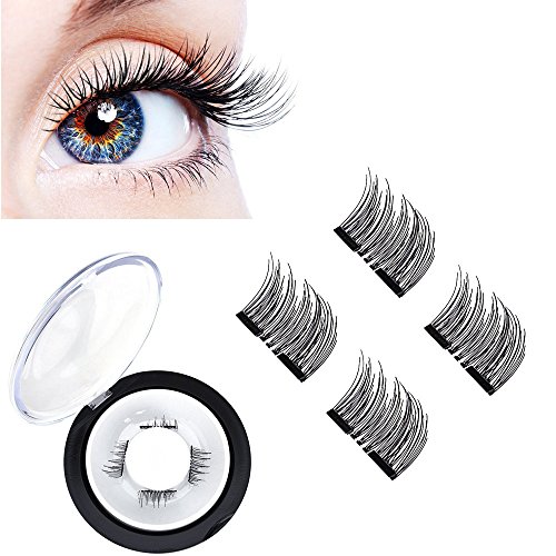 VASSOUL Dual Magnetic Eyelashes-0.2mm Ultra Thin Magnet-Lightweight & Easy to Wear-Best 3D Reusable Eyelashes Extensions (8pcs) VASSOUL Dual Magnetic Eyelashes-0.2mm Ultra Thin Magnet-Lightweight & Easy to Wear-Best 3D Reusable Eyelashes Extensions (8pcs)
