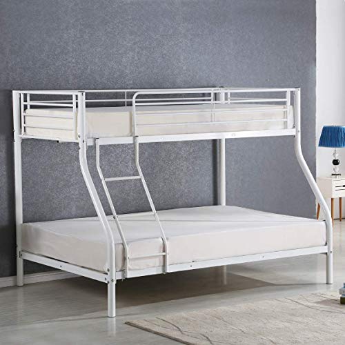 Amazon.com: Costzon Twin Over Full Metal Bed, Metal Bunk ...