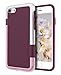 iPhone 7 Plus Case, FLYEE Anti-slip Rugged Soft TPU Cover Skin Shock Absorption Shell Anti-scratch [Ultra Slim] [Drop Protection] Protective Cover for iPhone 7 Plus 5.5 Inch 2016 Burgundy