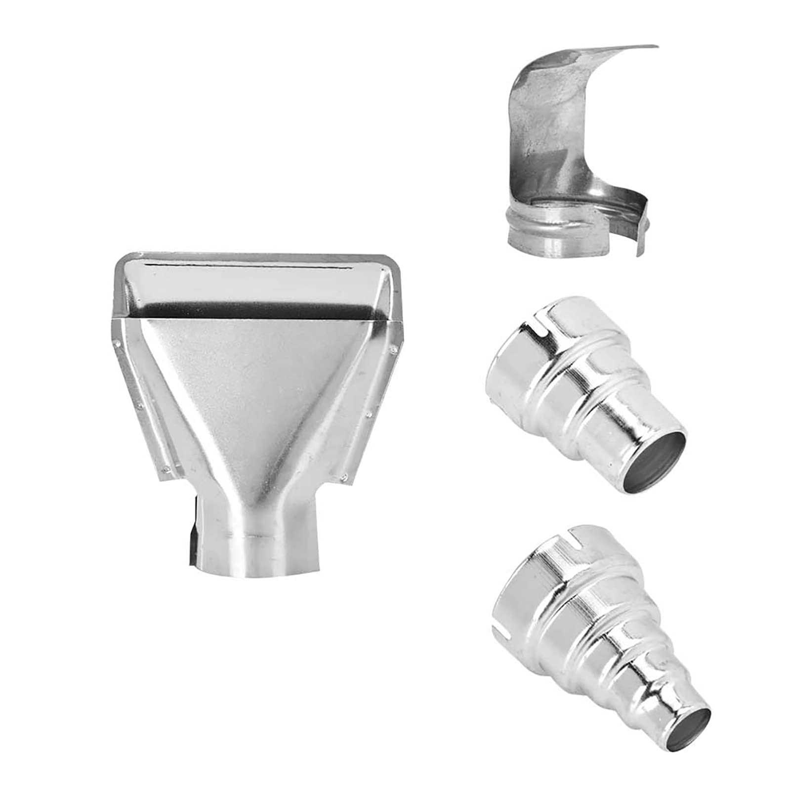 4 Pcs Hot Air Gun Nozzles Stainless Steel Heat Gun Tips Kit Accessories Industrial Nozzle M18 Heater Tools