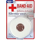 BAND-AID First Aid Hurt-Free Wrap, Medium 2 inch, 1 ea (Pack of 12)