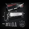 MicTuning-MIC-BC272-72W-Combo-Spot-Flood-LED-Light-Bar-Fog-Driving-5000-lm-Off-Road-Polaris-RZR-ATV-SUV-UTV-Jeep-135-L