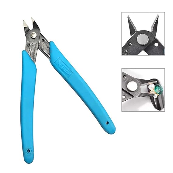 Micro Cutter 5" Electric Wire Cutting Pliers Cutter Shears Diagonal Side Cutting Pliers Nippers
