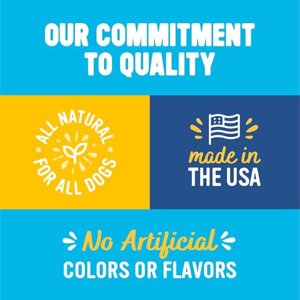 BLUE DOG BAKERY MARROWBAKES SNACKS | SMALL, CRUNCHY BEEF FLAVOR TREAT | NATURAL HEALTHY DOG TREATS, 12 OZ (PACK OF 1)