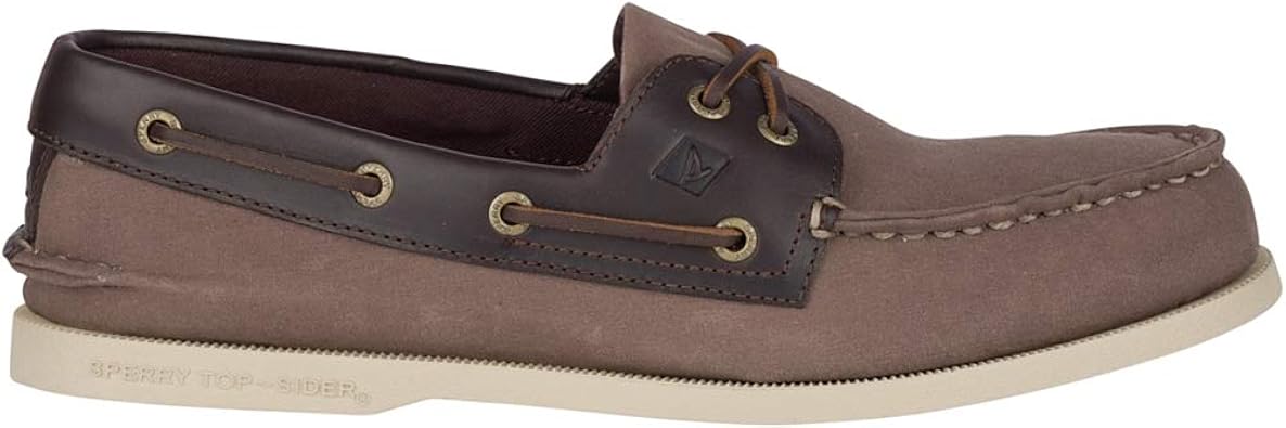 sperry men's canvas boat shoes