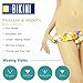 SanSiDo 17.63oz Brazilian Bikini Wax Hard Wax Beans Hair Removal Hot Wax Beads Painless Natural Ingredients Wax 5 Packs for Women and Men