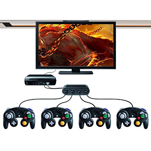 Mini Mexx Game Handle Converter MAYFLASH 4 Ports Gamecube Controller Adapter for Switch for Wii U & PC USB