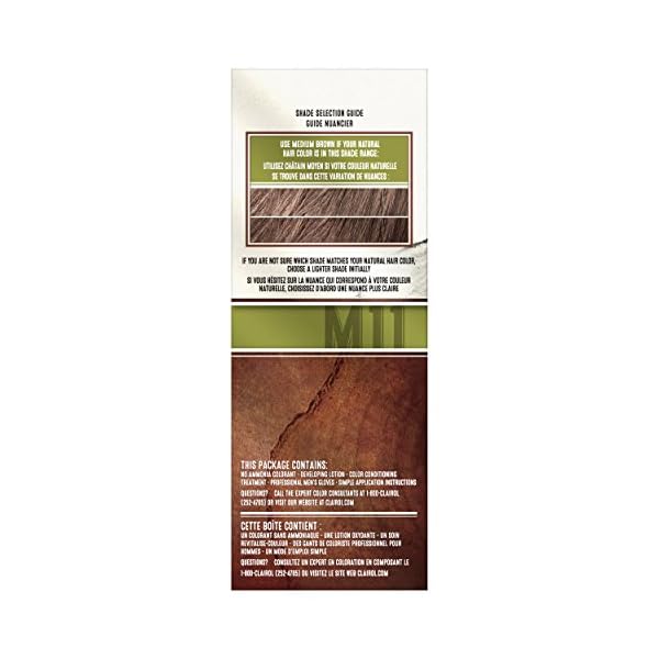 Clairol Natural Instincts Hair Color For Men M11 Medium Brown 1