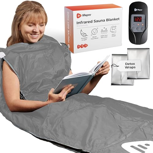 LifePro Sauna Blanket for Detoxification - Portable Far Infrared