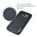 Buffway Galaxy S7 Edge Case, Dual Layer with Drop Shock Proof TPU and Textured Pattern Grip Hard Cover Heavy Duty Rubber Hybrid Protective Case for Samsung Galaxy s7 Edge - Black