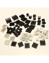 easycargo Raspberry Pi Dual Fan Heatsink + Cinta Adhesiva De 3 M 8810 conductiva térmica