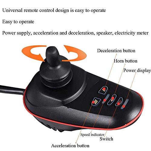 SISHUINIANHUA Electric Wheelchair Carbon Steel Material Intelligent Folding Powerful Safe Dual Silent Motor Electromagnetic Vehicle System Durable Wheelchair for Disabled Elderly - Thumbnail 3