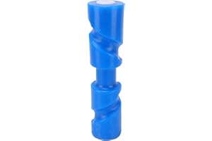 GOTOTOP 12 Inch Self Centering Keel Roller, PU Abrasion Proof Boat Trailer Keel Roller Slick Blue Color for Boat Trailers wit
