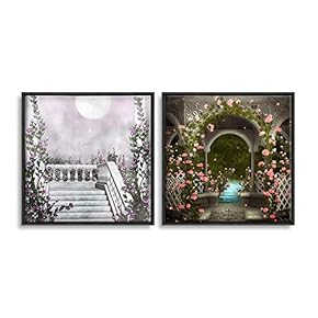 Framed Canvas Wall Art Dreamscape Canvas Prints Home Artwork Decoration for Living Room,Bedroom - 16"x16"x2 Panels