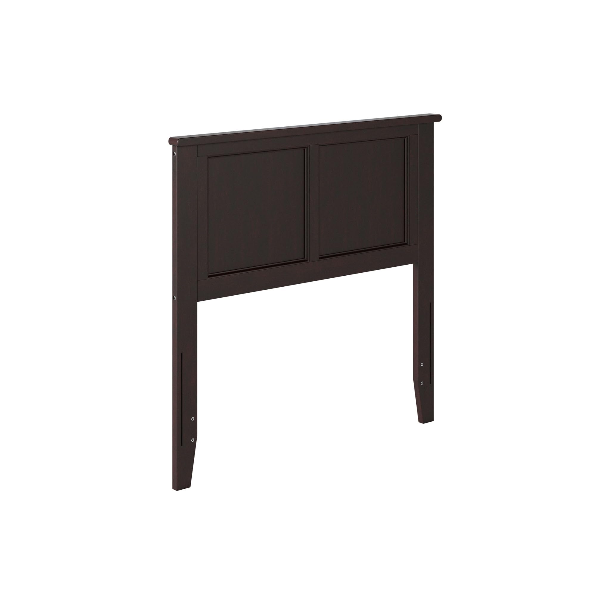 Photo 1 of AFI, Madison Twin Solid Wood Panel Headboard with Attachable Charger, Espresso
