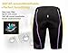 Santic Women's Cycling Shorts 4D Padded Elastic Comfortable Bike Shorts Black-Purple