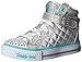 Skechers Kids Shuffles Sweetheart Sole Toddler (Toddler),Silver,8 M US Toddler