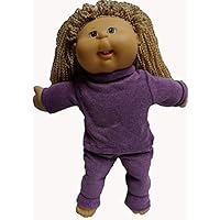 Doll Clothes Super store Plum Velour Jogging Suit Fits 18 Inch Girl and Cabbage Patch Kid Dolls