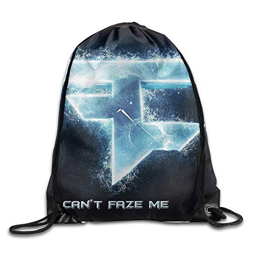 Faze Clan Drawstring Bag Backpack Sport Bag Tote Bags,Suitable for Sports, Climbing,Cycling, Camping, Hiking,Travel