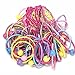 GoProver 50pcs Baby Hair Ties for Kids Toddlers Girls Ponytail Holder Head Bands Ropes Colorful Elastic Headband Accessories