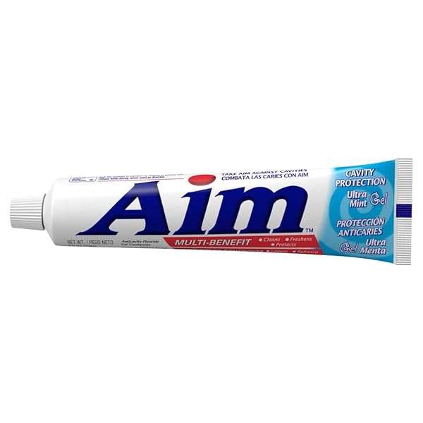 AIM MULTI-BENEFIT CAVITY PROTECTION GEL TOOTHPASTE, ULTRA MINT 5.50 OZ