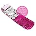 BFMate Girls Mermaid Bracelet for Party Favors, Birthday Gifts, Two-Color Reversible Charm Sequins Wristband Magic Calming Bracelets for Kids, Boys - Super-Soft Velvet Lining