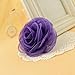 Lovely Floral Hair Clips, Purple Rose Brooches for Women | Versatile Pins for Hats, Clothing and More