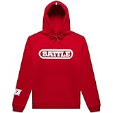 Battle Sports Classics Hoodie, Standard Fit, Fleece Material, Kangaroo Pocket, Adjustable Drawcord