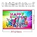 TJ 7X5FT Trolls Poppy Animation Movies Background Happy Birthday Theme Party Photography Backdrops Baby Shower Colorful Decor Banner Photo Booth Studio Props Vinyl