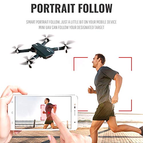 Goodfans 10 x 7.4 x 2.8 inch S107 Folding Drone Four-axis Remote Control Aircraft Toy Airplane & Jet Kits