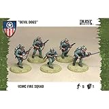 Dust Tactics: Allies USMC Fire Squad 