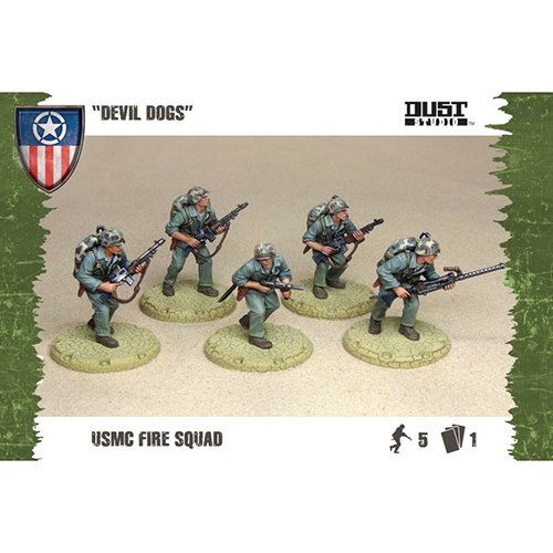 Dust Tactics: Allies USMC Fire Squad 