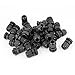 uxcell 36 Pcs Black PG9 Plastic Connector Gland for 4mm-8mm Cable