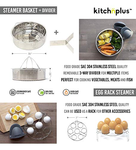image for Instant Pot Accessories Set 10 pieces | by Kitchnplus | Fits Pressure 