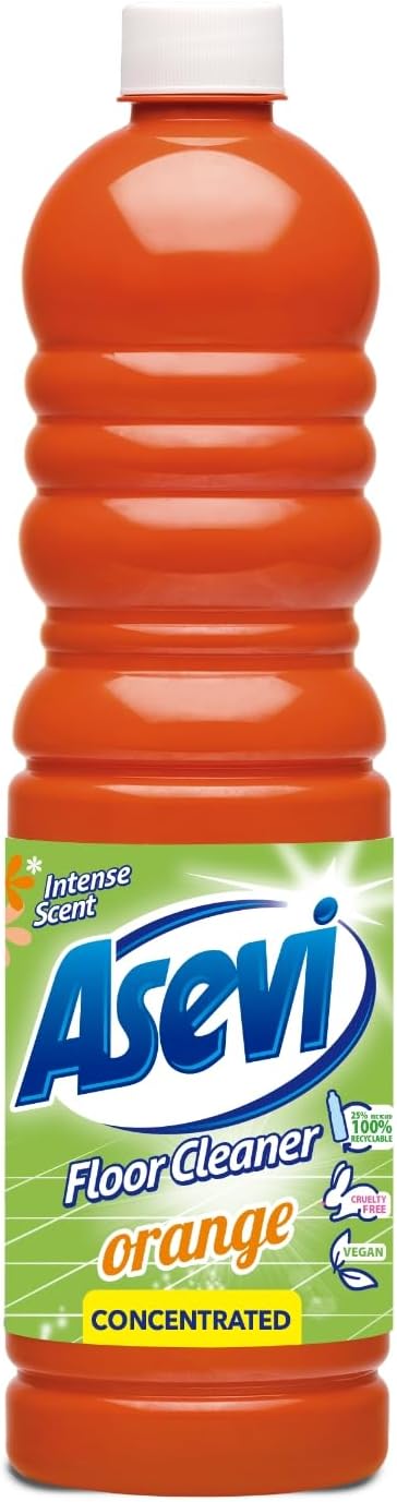Asevi Concentrated Floor Cleaner Orange Scent 1L - Multi Purpose