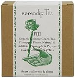 SerendipiTea Fiji, China Green Tea, Pineapple Papaya Cornflower Petals & Natural Flavor, 4-Ounce Box