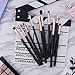 Docolor Makeup Eyeshadow Brushes 10Pcs Eye Blending Brush Crease Set-Best Essential Makeup Eye Brushes-Last Longer Apply Better Makeup for Eye Shadow Make Up