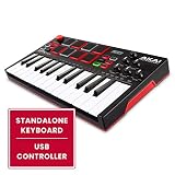 Akai Professional MPK Mini Play | Standalone Mini Keyboard & USB Controller With Built In Speaker, MPC Style Pads, On board Effects, 128 Instrument & 10 Drum Sounds, & Software Suite Included